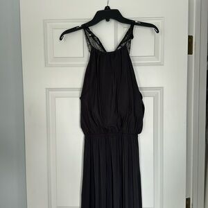 H&M dark gray maxi dress